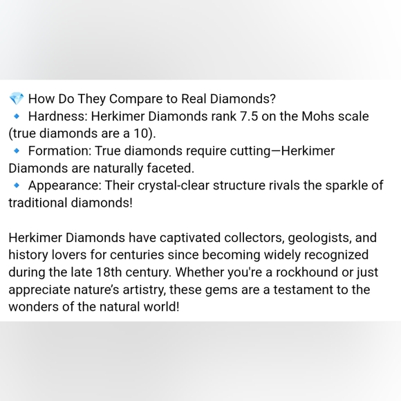 Herkimer Diamond Raw Druzy - Picture 12 of 12